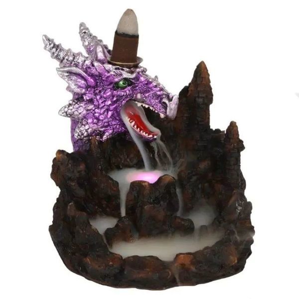 Purple Dragon backflow-rökelsehållare