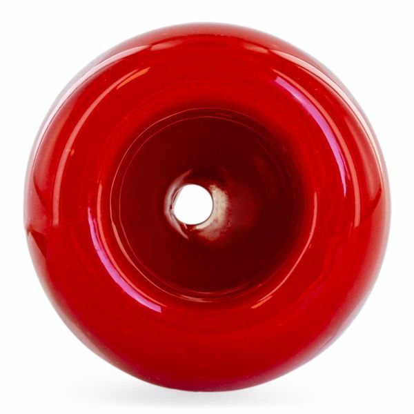 Röd svampskål (Empire Glassworks)