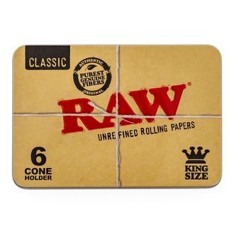RAW plåtburk för 6 koner