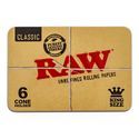 RAW plåtburk för 6 koner