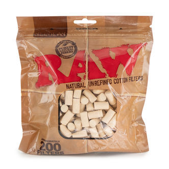 RAW bomullsfilter (200 st)