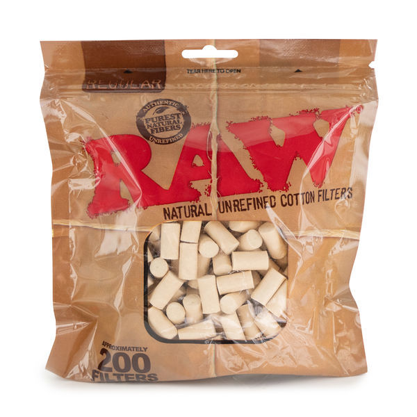 RAW bomullsfilter (200 st)