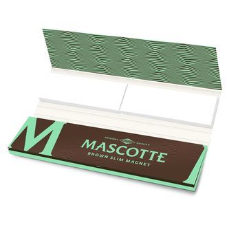 Mascotte Brown Slim Size-rullpapper + rivbara rulltips