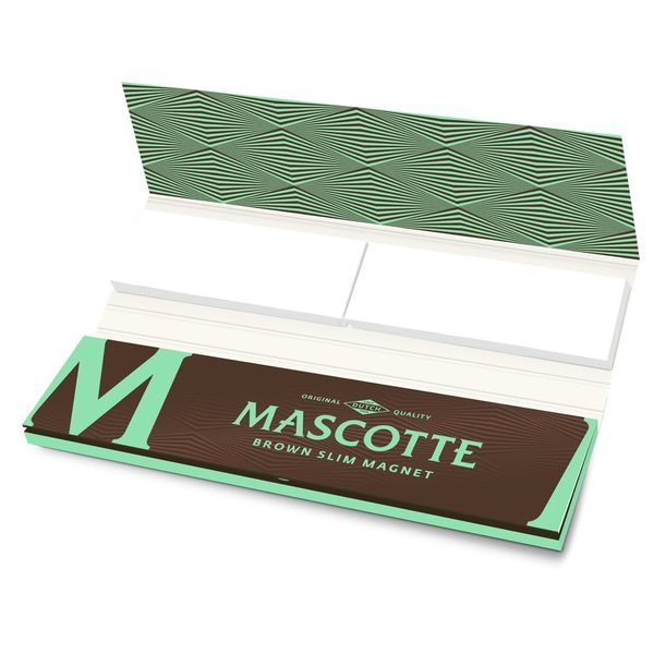 Mascotte Brown Slim Size-rullpapper + rivbara rulltips