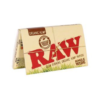 RAW rullpapper av hampa, Single Wide
