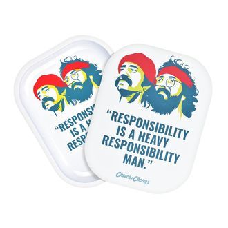 Liten rullbricka i metall med lock (Cheech & Chong x Pulsar)