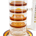Triple Honeycomb Turbine-bong 18'' (Tsunami Glass)