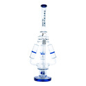 Bong med sprinkler-perk och fyrdubbel honeycomb 21'' (Tsunami Glass)