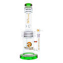 Triple Honeycomb Heart Perc Bong 17 tum (Tsunami Glass)