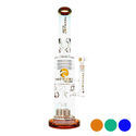 Barrel-duschhuvud Drum Honeycomb-bong 20'' (Tsunami Glass)