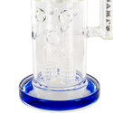 Barrel-duschhuvud Drum Honeycomb-bong 20'' (Tsunami Glass)