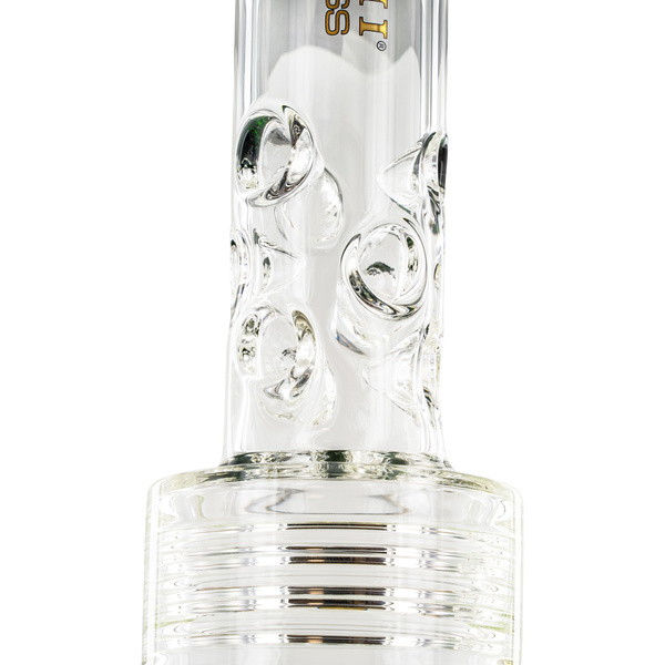 Barrel-duschhuvud Drum Honeycomb-bong 20'' (Tsunami Glass)