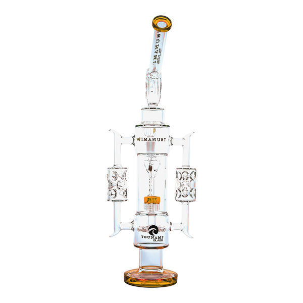 Recycler-bong med sprinkler-/duschmunstycke 20'' (Tsunami Glass)