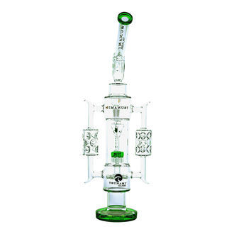 Recycler-bong med sprinkler-/duschmunstycke 20'' (Tsunami Glass)