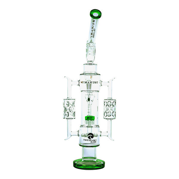 Recycler-bong med sprinkler-/duschmunstycke 20'' (Tsunami Glass)