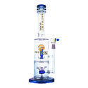 Sprinkler Cube Perc-bong 14'' (Tsunami Glass)