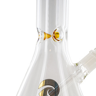 Bong med bägarglasfot och iskylare 15'' (Tsunami Glass)