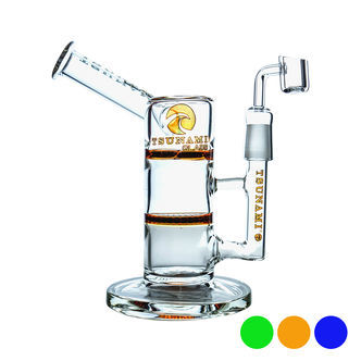 Sidonackad Honey Turbine-dab rigg 9" (Tsunami Glass)