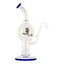 Dab rig med showerhead och glob 11'' (Tsunami Glass)