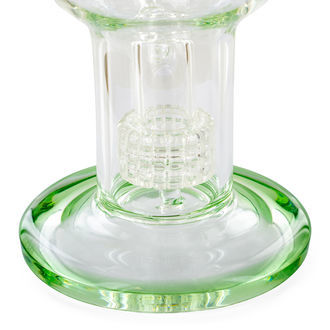 Dab rig med showerhead och glob 11'' (Tsunami Glass)