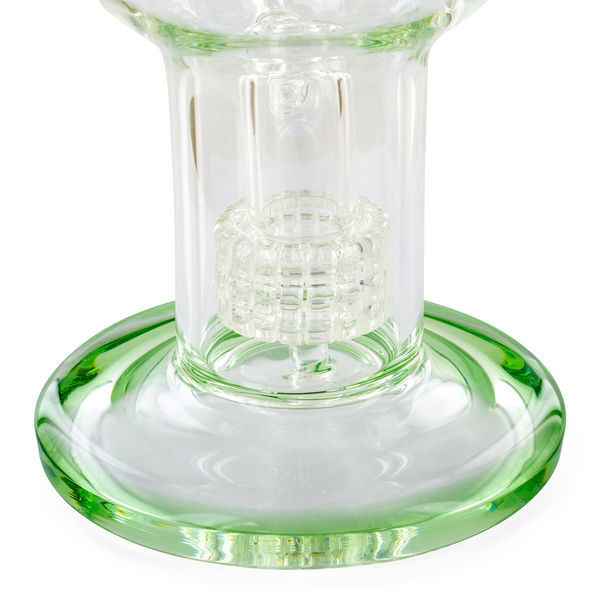 Dab rig med showerhead och glob 11'' (Tsunami Glass)