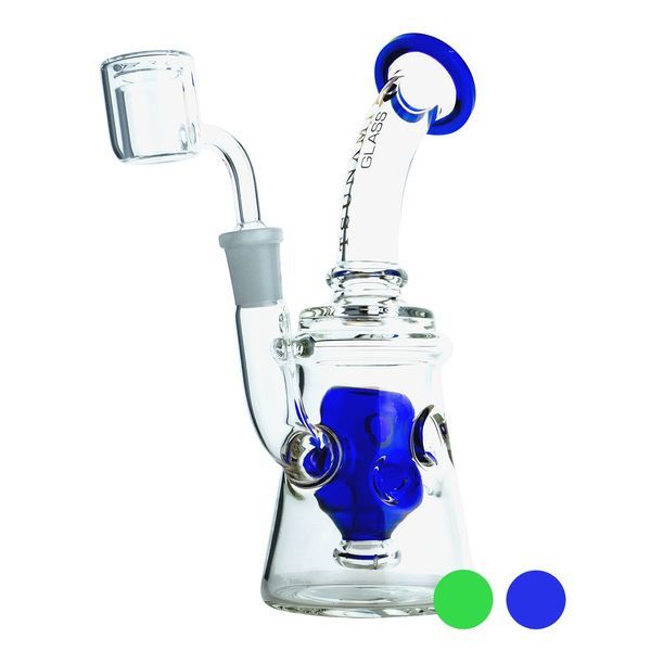 Koncentrat-rigg med duschmunstycke, Swiss 9'' (Tsunami Glass)