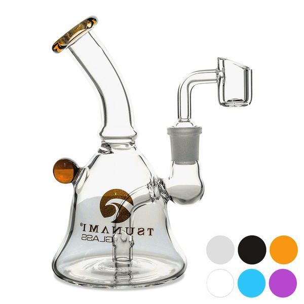 Mini Bell dab rig 6″ (Tsunami Glass)