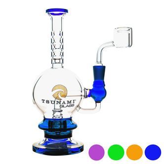 Dab rig med duschhuvud 8&Prime; (Tsunami Glass)