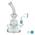 Dab rig med duschmunstycke och recycler 9 tum (Tsunami Glass)