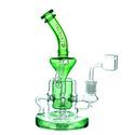 Dab rig med duschmunstycke och recycler 9 tum (Tsunami Glass)