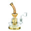 Dab rig med duschmunstycke och recycler 9 tum (Tsunami Glass)
