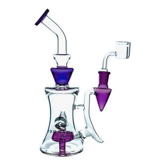 Pyramid dab rig med duschmunstycke 10&Prime; (Tsunami Glass)