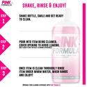 Icke-slipande glasrengöring 16 oz (rosa formula)