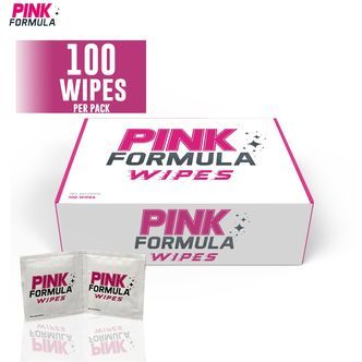 Isopropylservetter &ndash; 100 st (rosa formula)