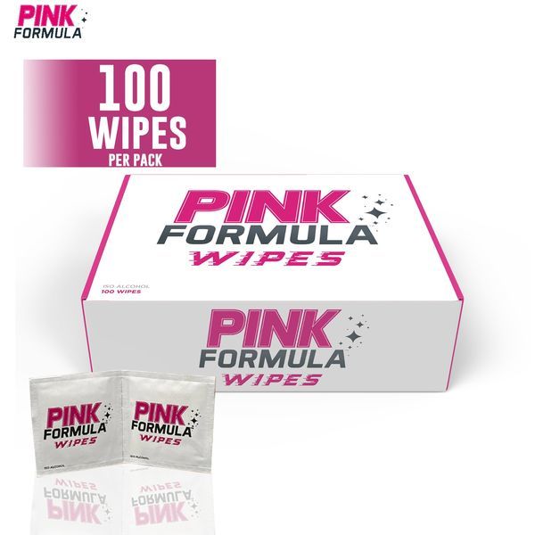 Isopropylservetter – 100 st (rosa formula)