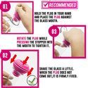 Rengöringspluggar för bong 3-pack (rosa formula)
