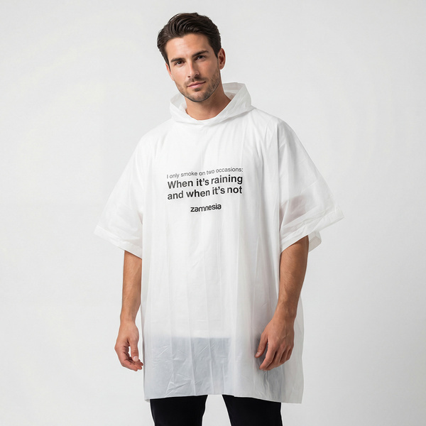 Engångsregnponcho (Zamnesia exklusiv)