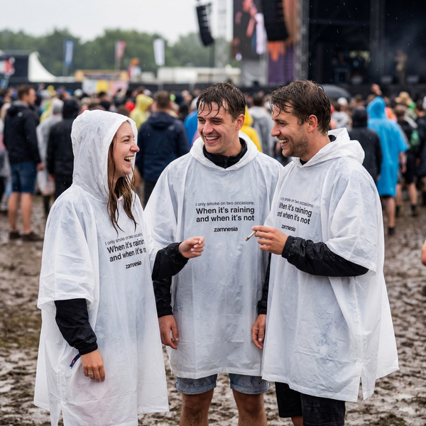Engångsregnponcho (Zamnesia exklusiv)