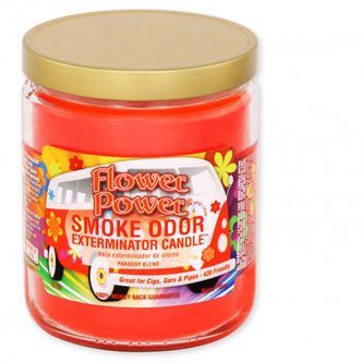 Flower Power-doftljus (tar bort r&ouml;klukt) 13 oz