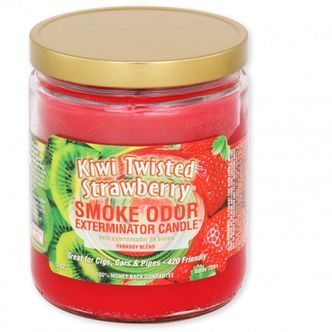 Doftljus Kiwi & twisted strawberry (r&ouml;kluktborttagare) 13 oz