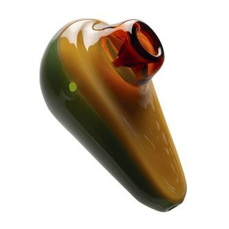 Avokadoformad handpipa (Goody Glass)