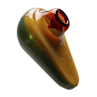 Glaspipa med avokado (Goody Glass)