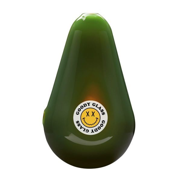 Glaspipa med avokado (Goody Glass)
