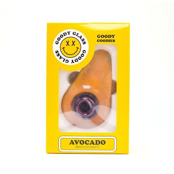 Glaspipa med avokado (Goody Glass)