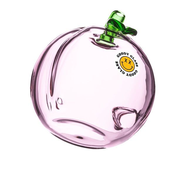 Persikofärgad glaspipa (Goody Glass)