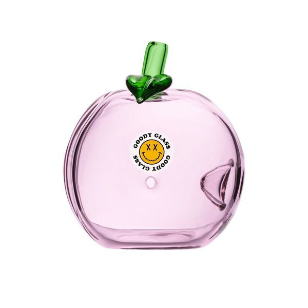 Persikofärgad glaspipa (Goody Glass)