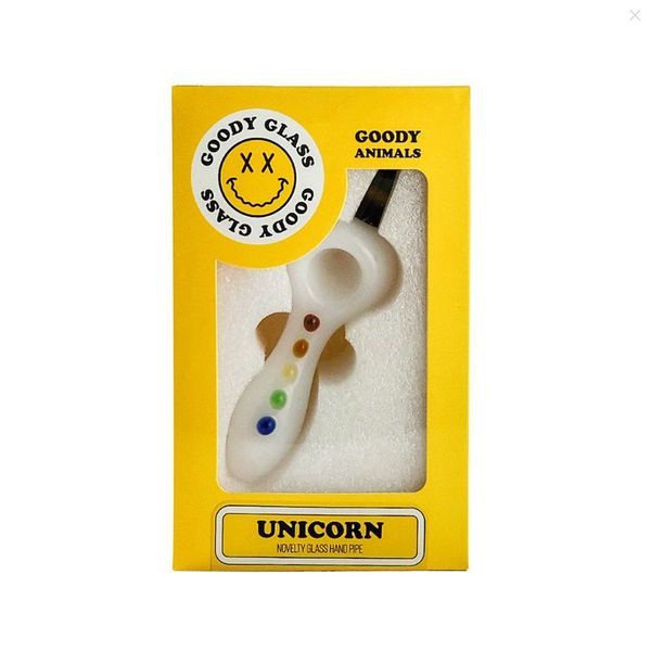 Unicorn-glaspipa (Goody Glass)
