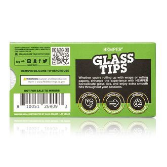 Filtertips i glas (Hemper)