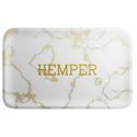 Lyxig rullbricka i vit marmor (Hemper)