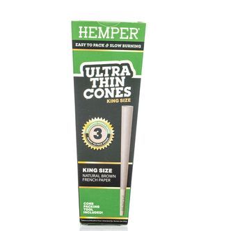 Hemper ultratunna bruna king size-konor